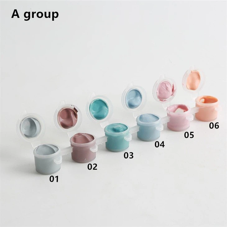 Ceramic Pigments Medium Temperature Glaze 6-color Strip Concentration Ceramic Pigments Medium Temperature Glaze 6-color Strip Concentration